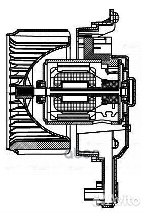 Э/вентилятор отоп. для а/м Honda CR-V (17) /Toyota