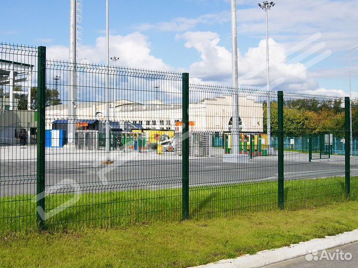 Забор 3d сетка, 3д панель, секция ограждения