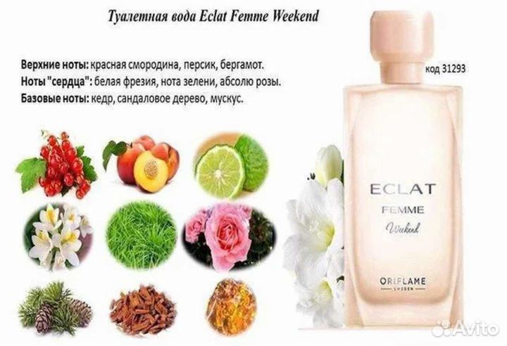 Туалетная вода Eclat Femme Weekend