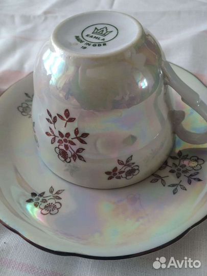 Сервиз чайный.Мадонна.GDR.kahla.Hовый