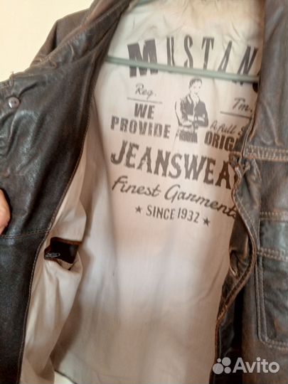 Кожаная куртка мужская,50-52,натуральная