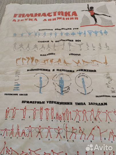 Плакат СССР на ткани