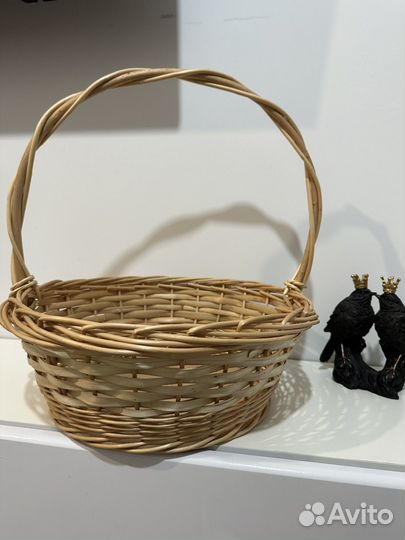 Корзина плетеная большая