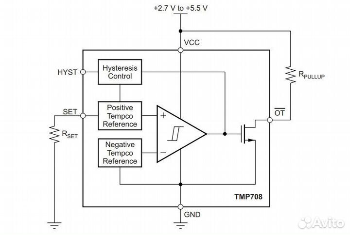 Микросхема TMP708aidbvr