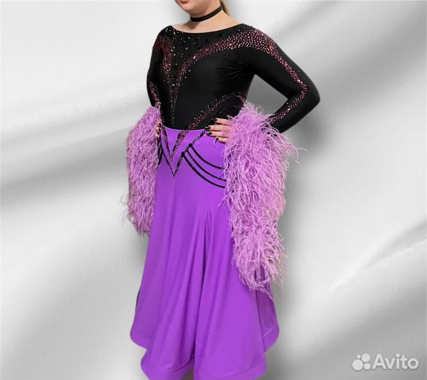Платье для бальных танцев стандарт и латина Ю1 Ю2