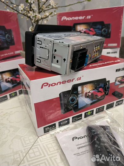 Магнитола Pioneer GB 595 1 din сенсор Bluetooth