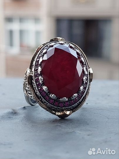 Мужской перстень серебро