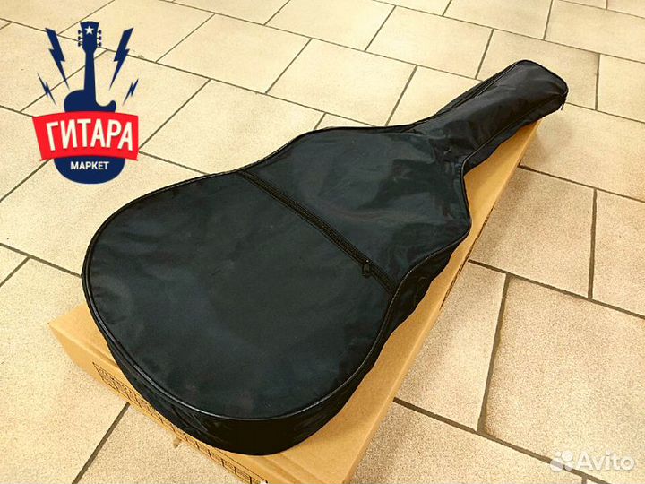 Гитара новая + чехол + струны