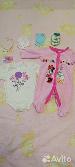 Одежда для новорожденных малышей. Отдам много