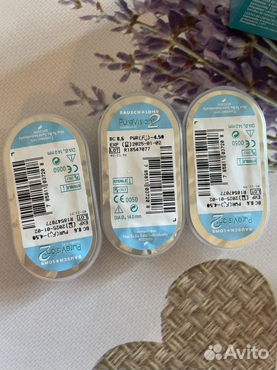 Линзы контактные на месяц