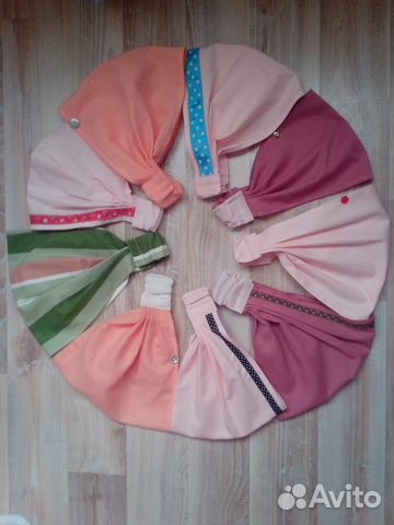 Косынки на резинке (ручная работа)