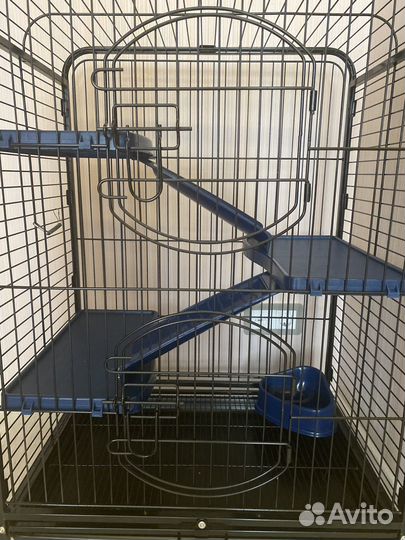 Клетка для шиншиллы многоуровневая