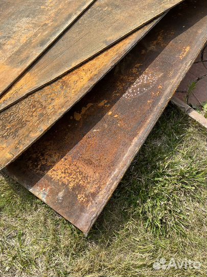 Железо листовое 5мм, б/у
