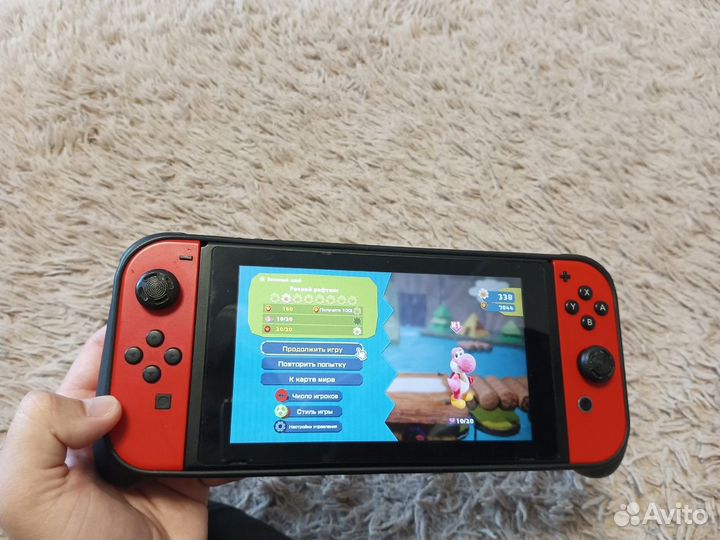 Nintendo switch rev 1 прошитая 128 гб