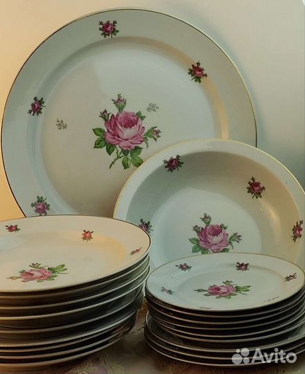 Редкий антикварный сервиз Kaestner Saxonia