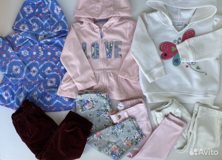 На доставке Большой пакет вещей на малышку 12-18