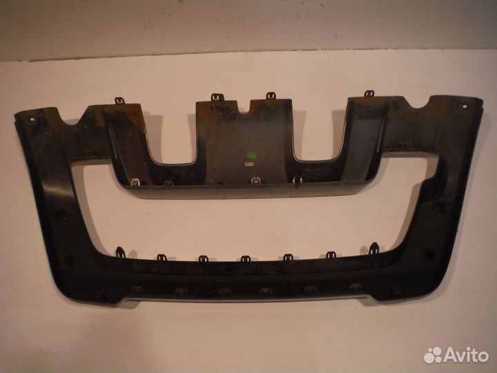 Накладка переднего бампера renault Duster 2016