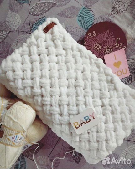 Плед ручной работы