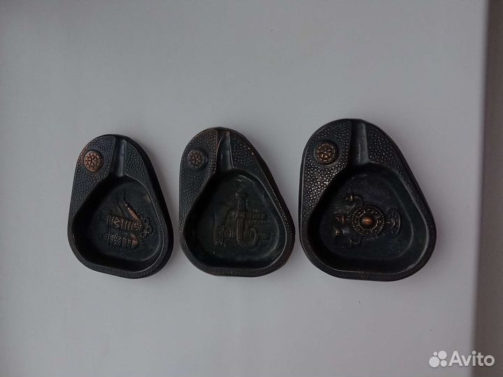 Пепельница СССР чеканка