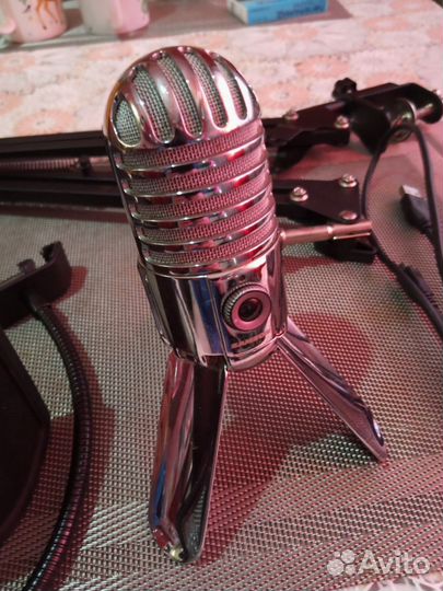 Микрофон Samson Meteor mic и комплектующие