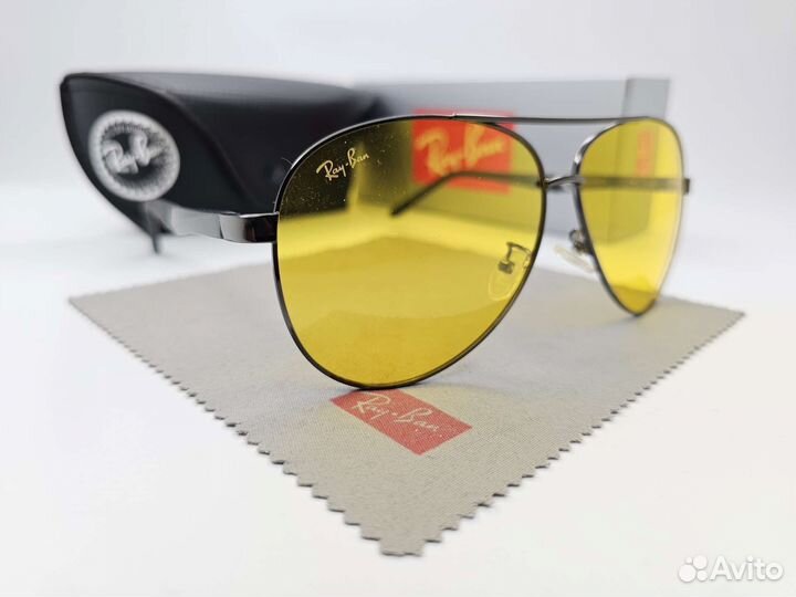 Очки Ray Ban Aviator Yellow