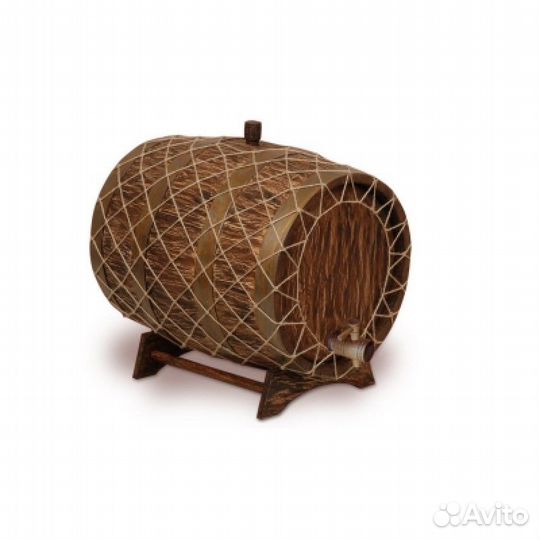 Бочка дубовая состаренная 100л с краном