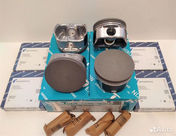 Поршни focus 2 1.8л.с кольцами KS 0.50 Teikin