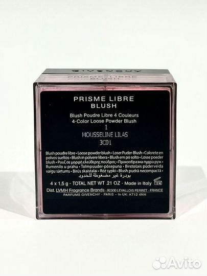 Givenchy румяна № 1 Mousseline Lilas