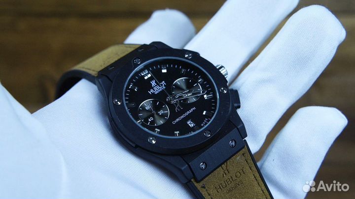 Часы мужские Hublot с гарантией