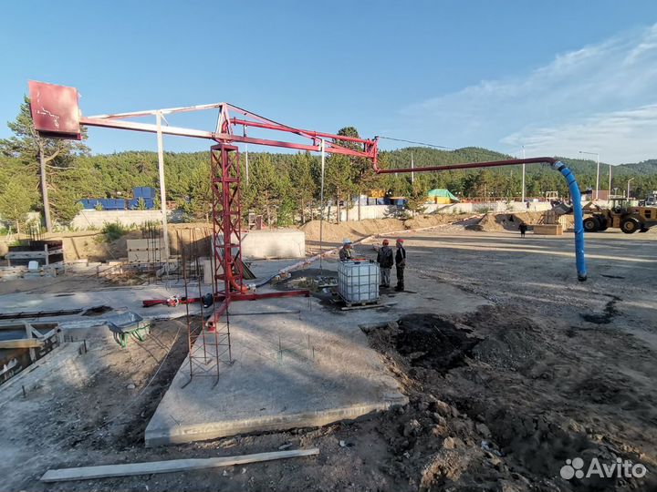 Аренда стационарного бетононасоса