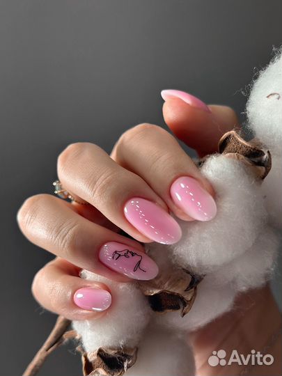 Маникюр, укрепление, педикюр