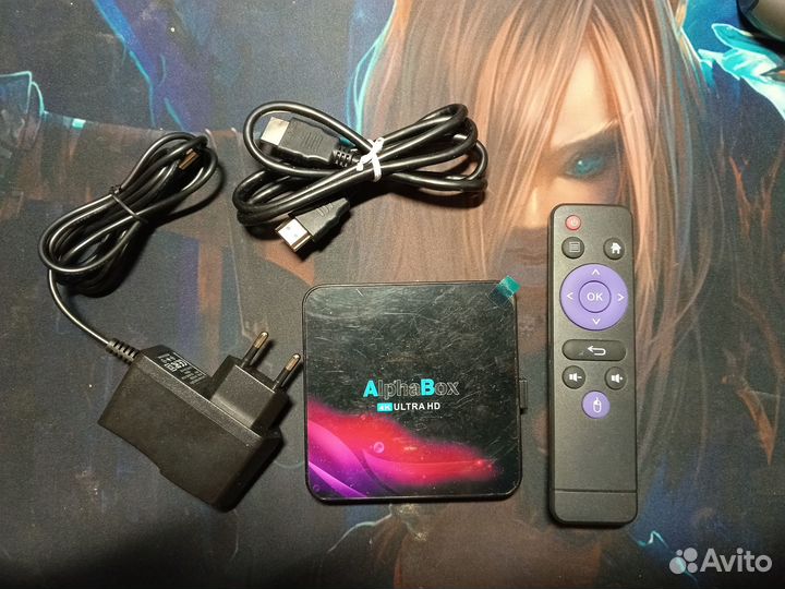 SMART tv приставка Alphabox 4k ultra HD