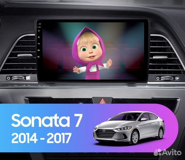 Магнитола для Hyundai Sonata 7LF 14-17 3/32Gb +4G