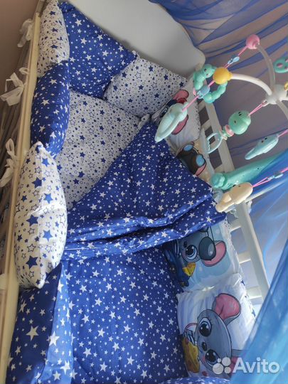 Постельное белье в детскую кроватку