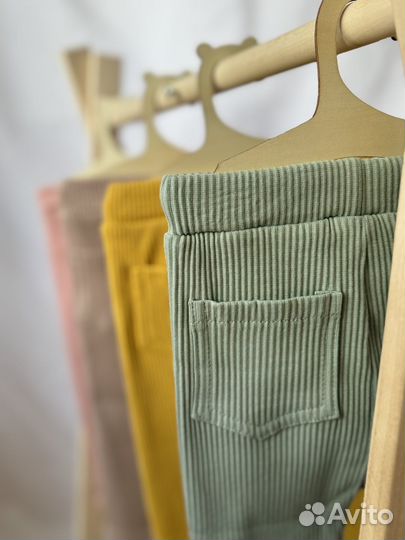 Леггинсы в рубчик детские новые 110 120