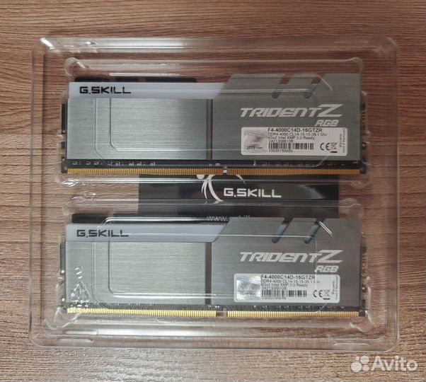 G.Skill Trident Z RGB 4000Mhz CL14-15-15-35 16GB