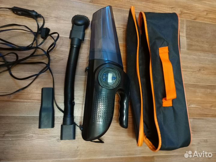 Пылесос автомобильный с компрессором