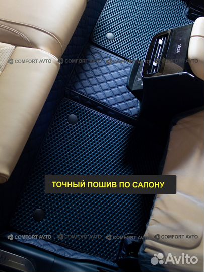 3Д 3D коврики из экокожи шьем сами