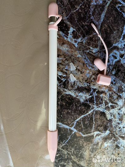 Чехол Apple pencil 1 2 и держатель колпачка