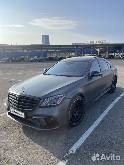 Mercedes-Benz S-класс 3.0 AT, 2018, 55 000 км