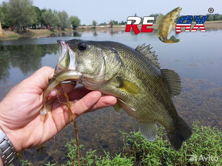 Приманка relax bass 2,5 6,2cm 2,1g L466 15шт