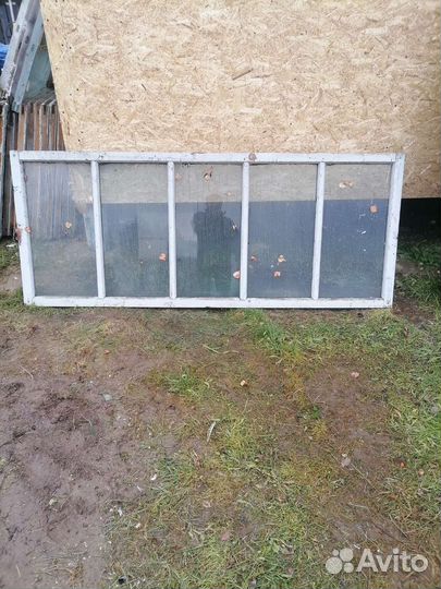 Деревянная оконная рама стекло 4 мм 2260х950