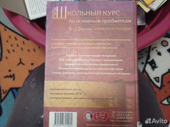 Школьный курс по основным предметам