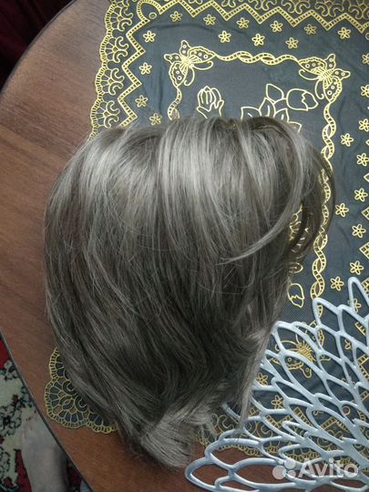 Парик, пепельный
