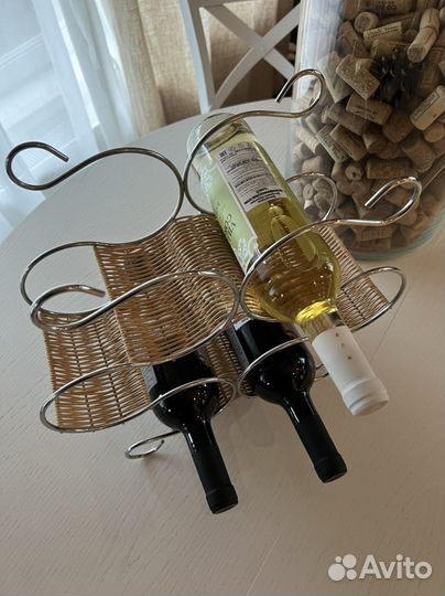 Винотека из натурального ротанга