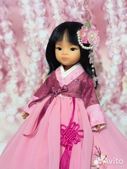 Ханбок для куклы Паола Рейна