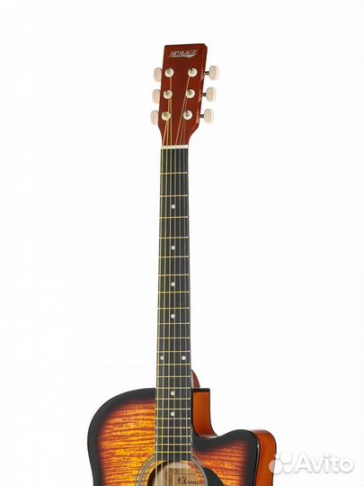 Фольковая гитара с вырезом Homage LF-3800CT-SB