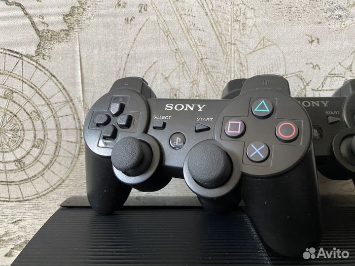 Sony PlayStation 3 Super slim 500GB 2 геймпада