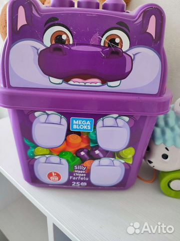 Конструктор мега блокс животные бегемот