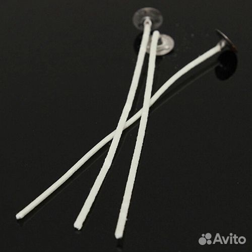 Вощеные фитили с опорой из хлопка для свечи